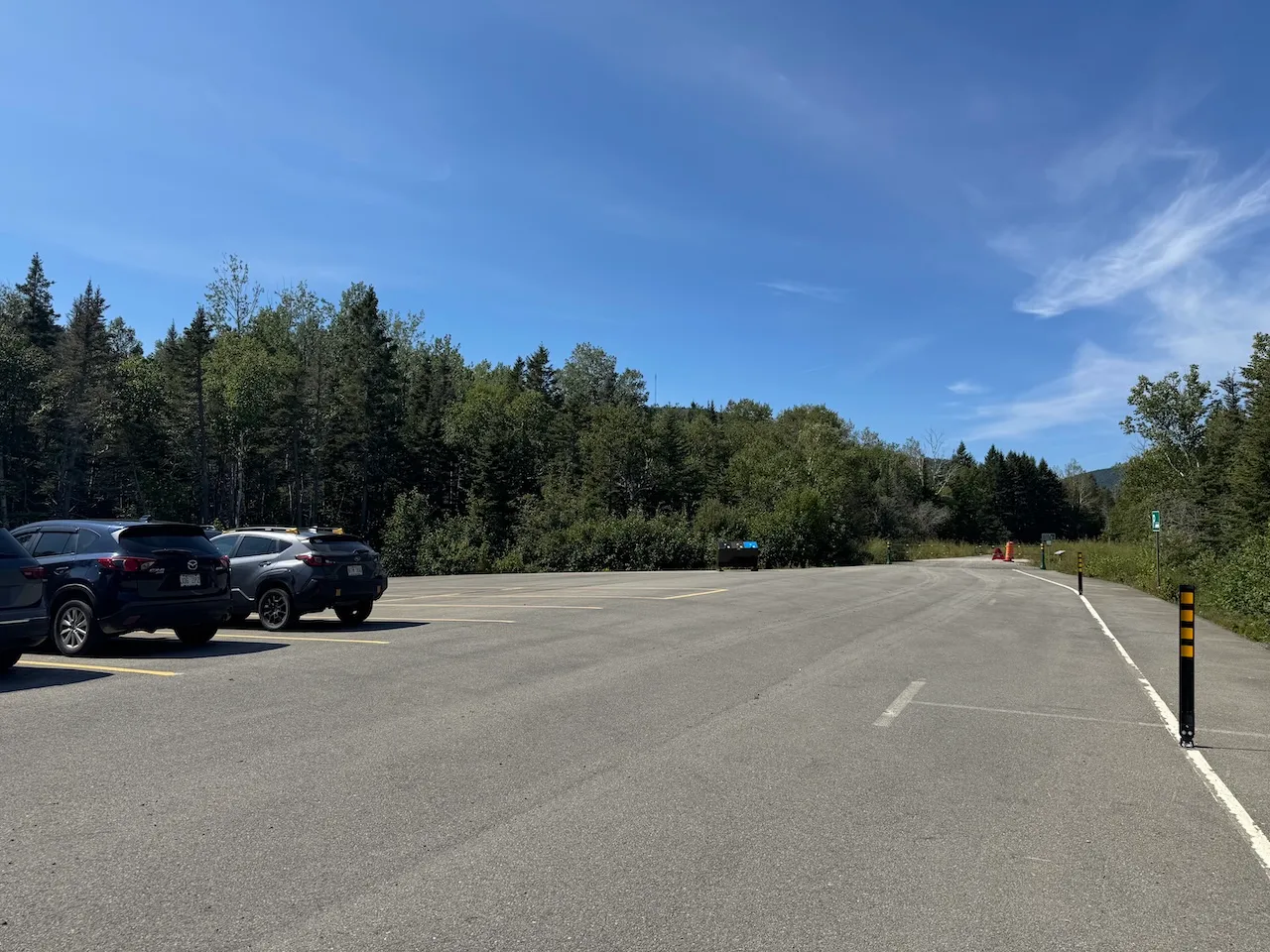 Parking - After 500 m along the trail