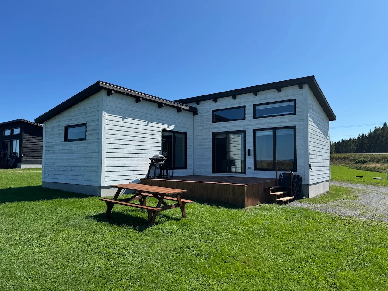 Exterior of the cabin