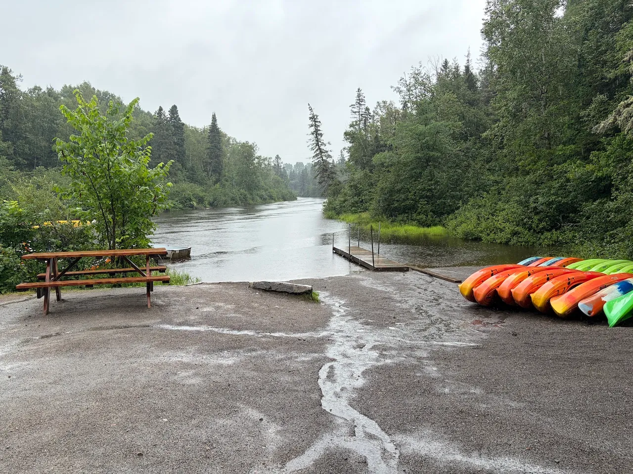 Accès à l'eau et quai