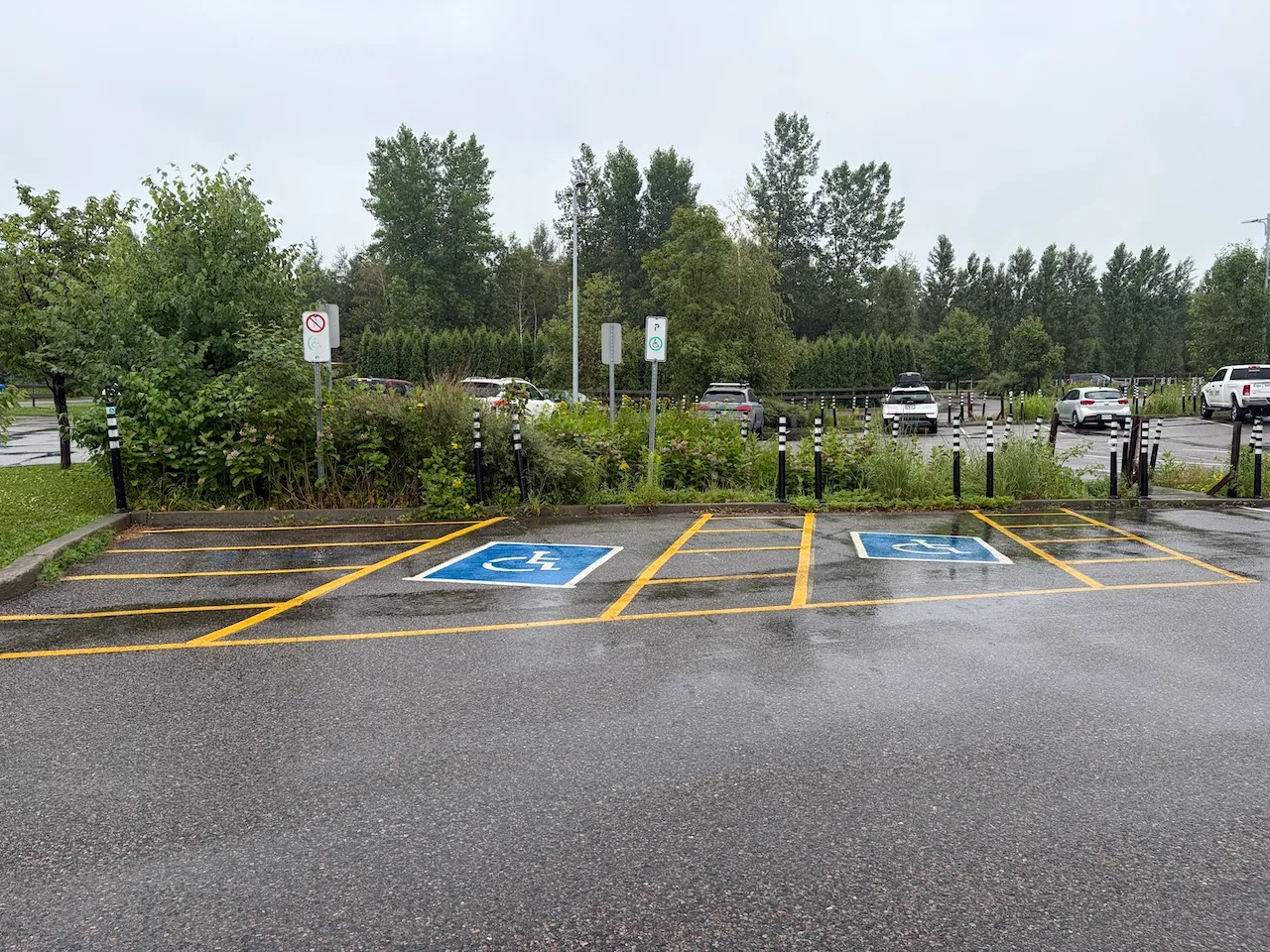 Stationnements réservés