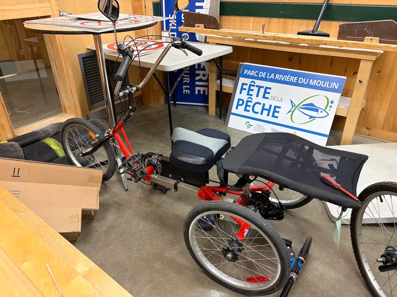 Tricycle adapté