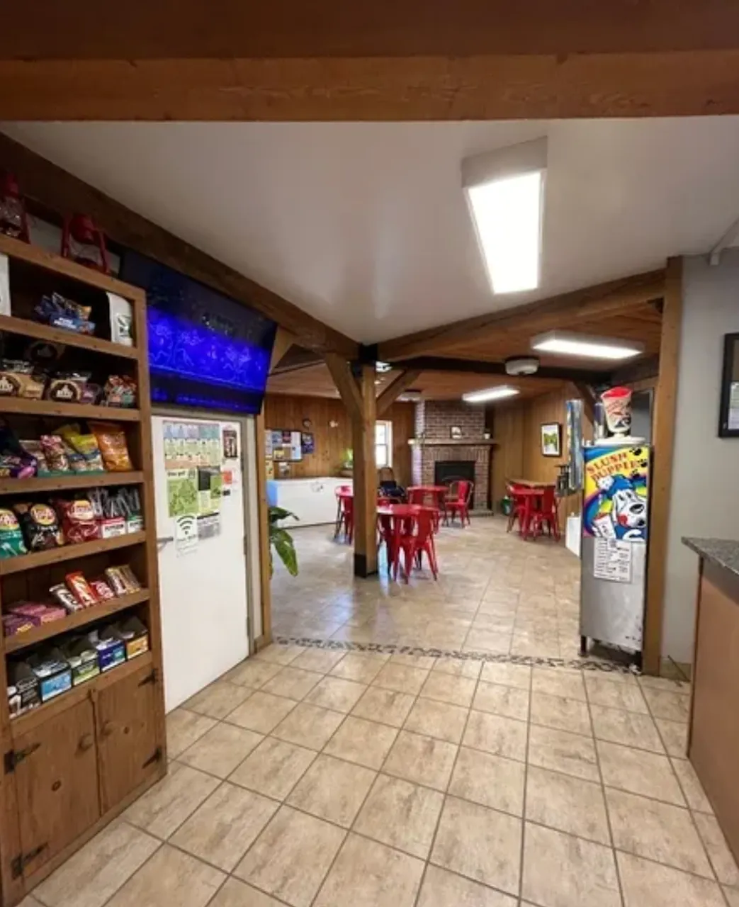 Reception building: common area