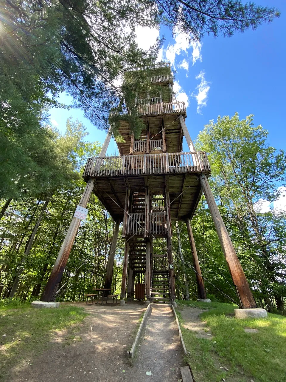 Suspension Bridge | Observation Tower (stairs only)