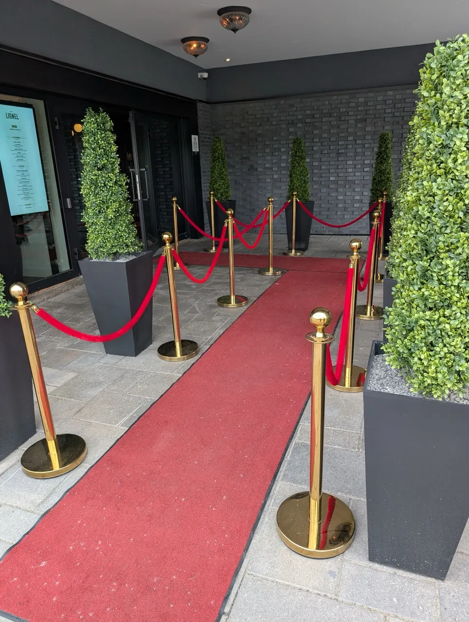 Entrée du restaurant