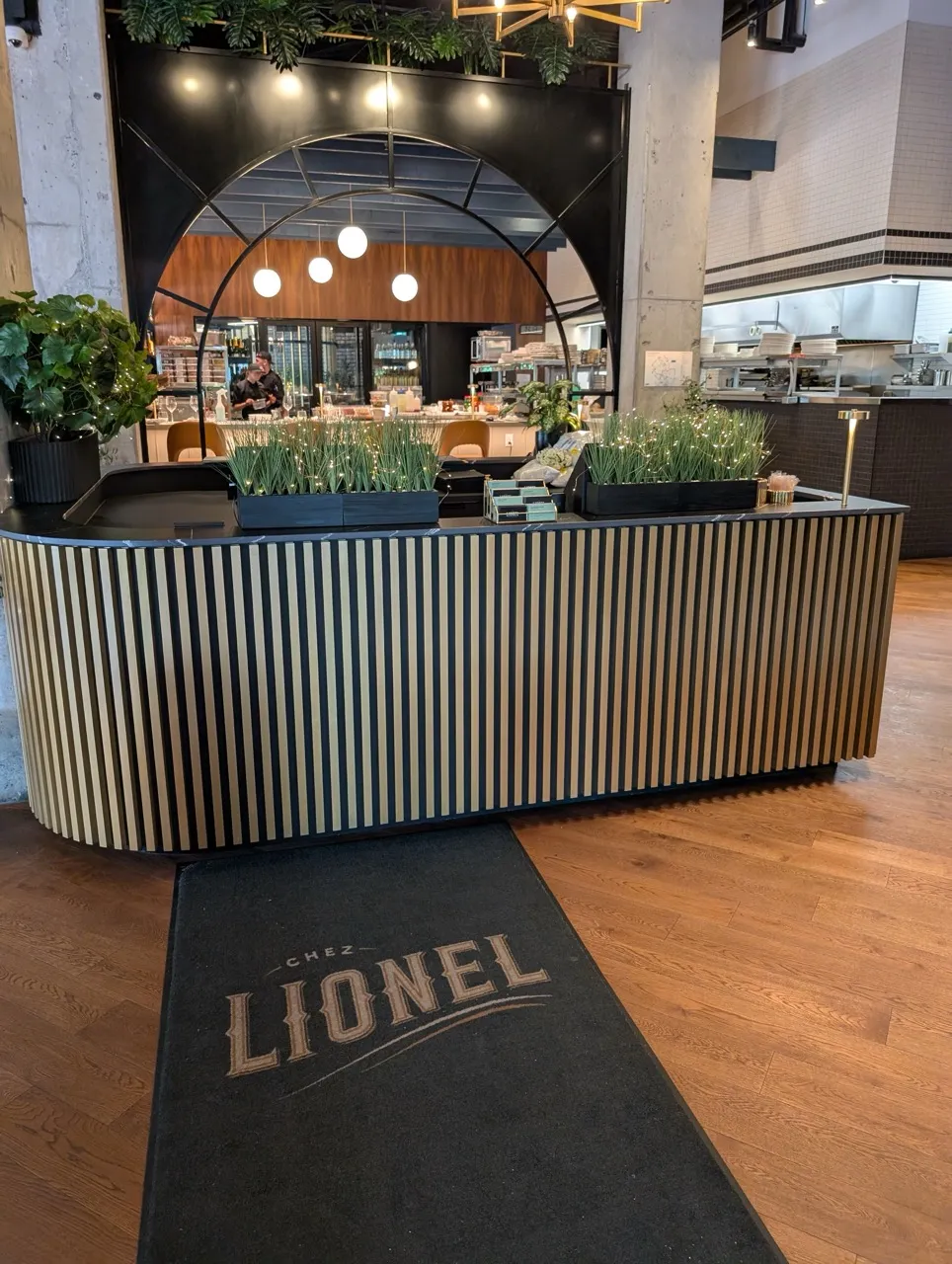Comptoir d'accueil