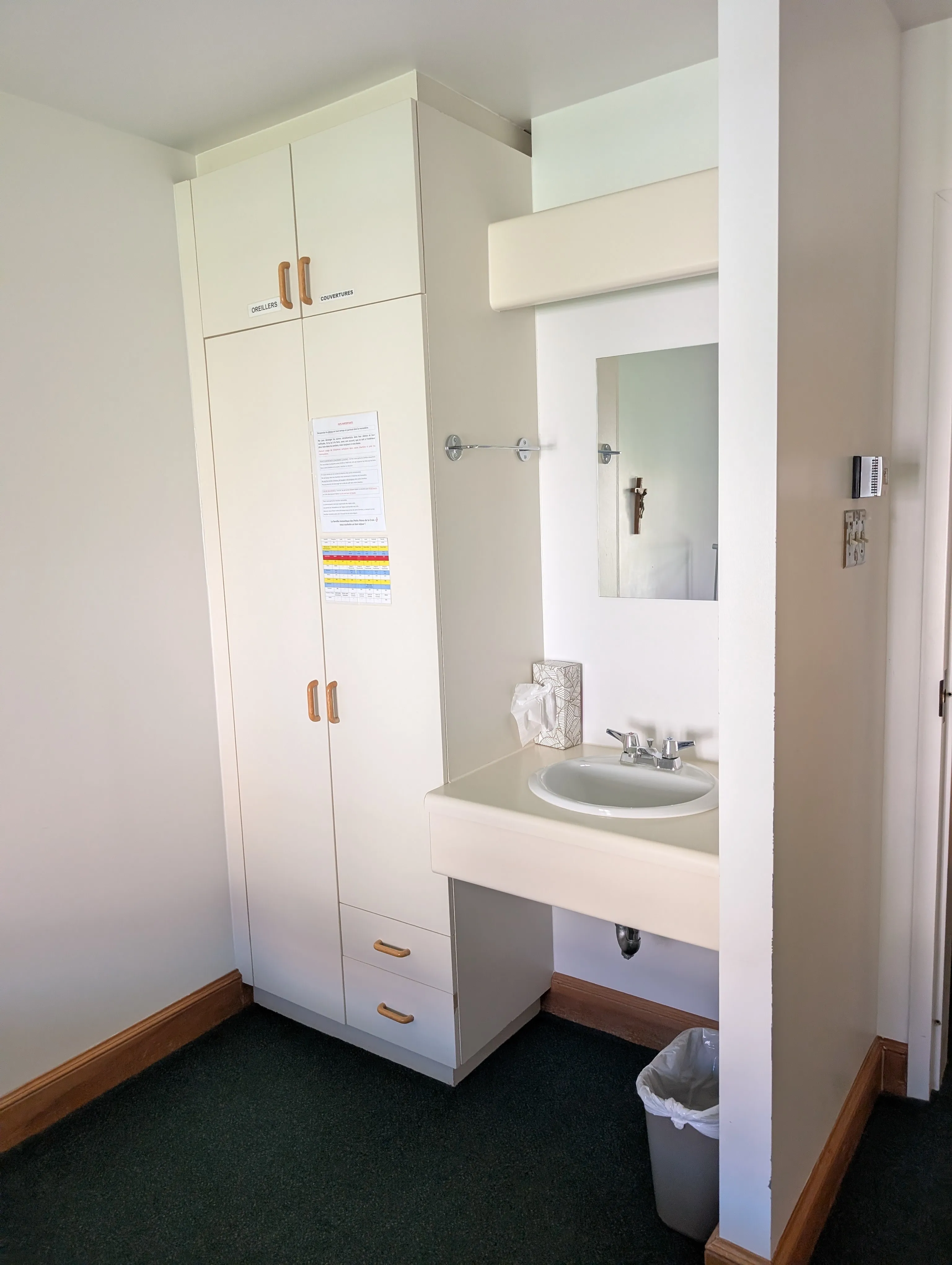 “Gift from God” Single Room - sink - Men's floor