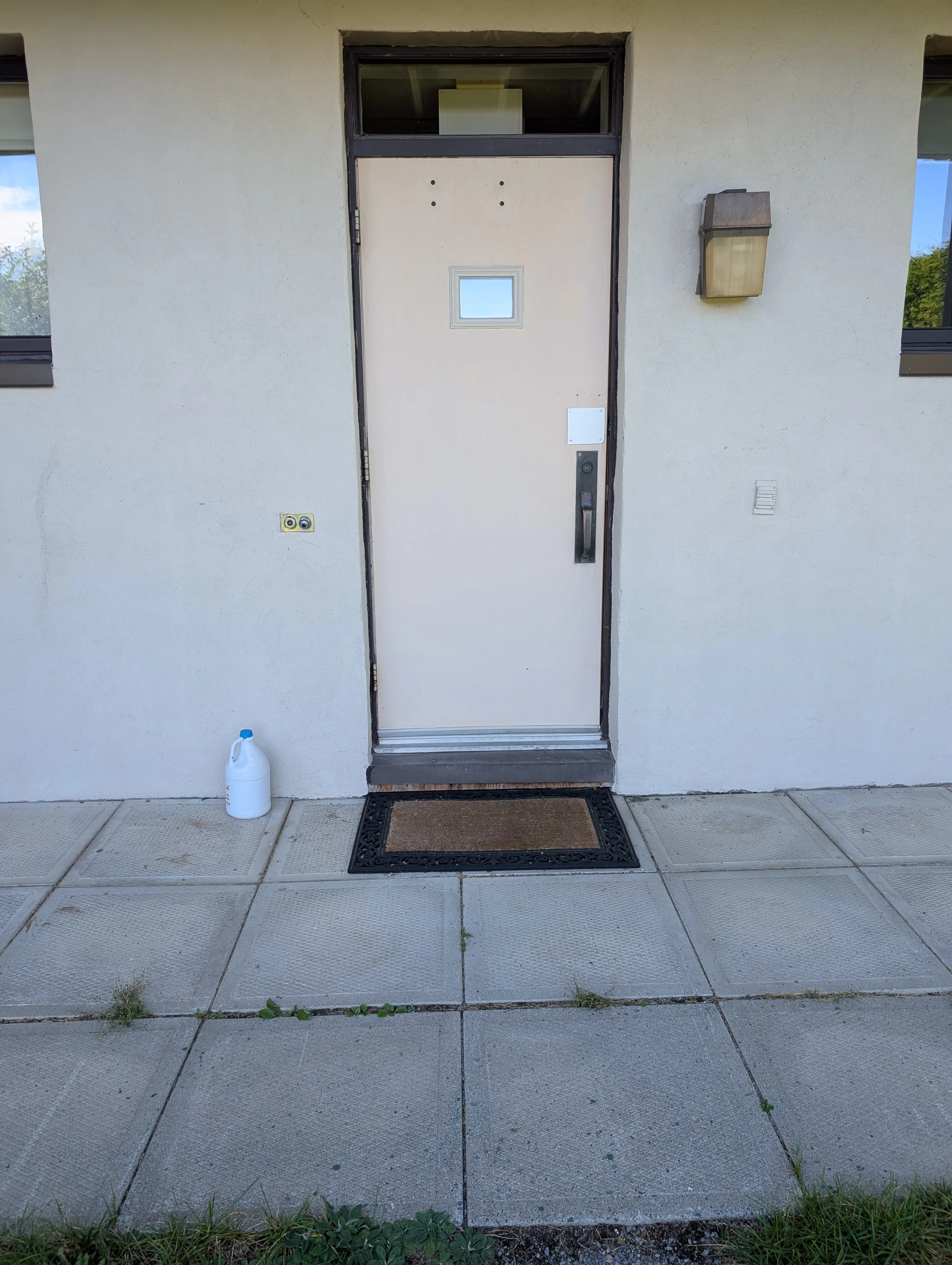 Secondary entrance door