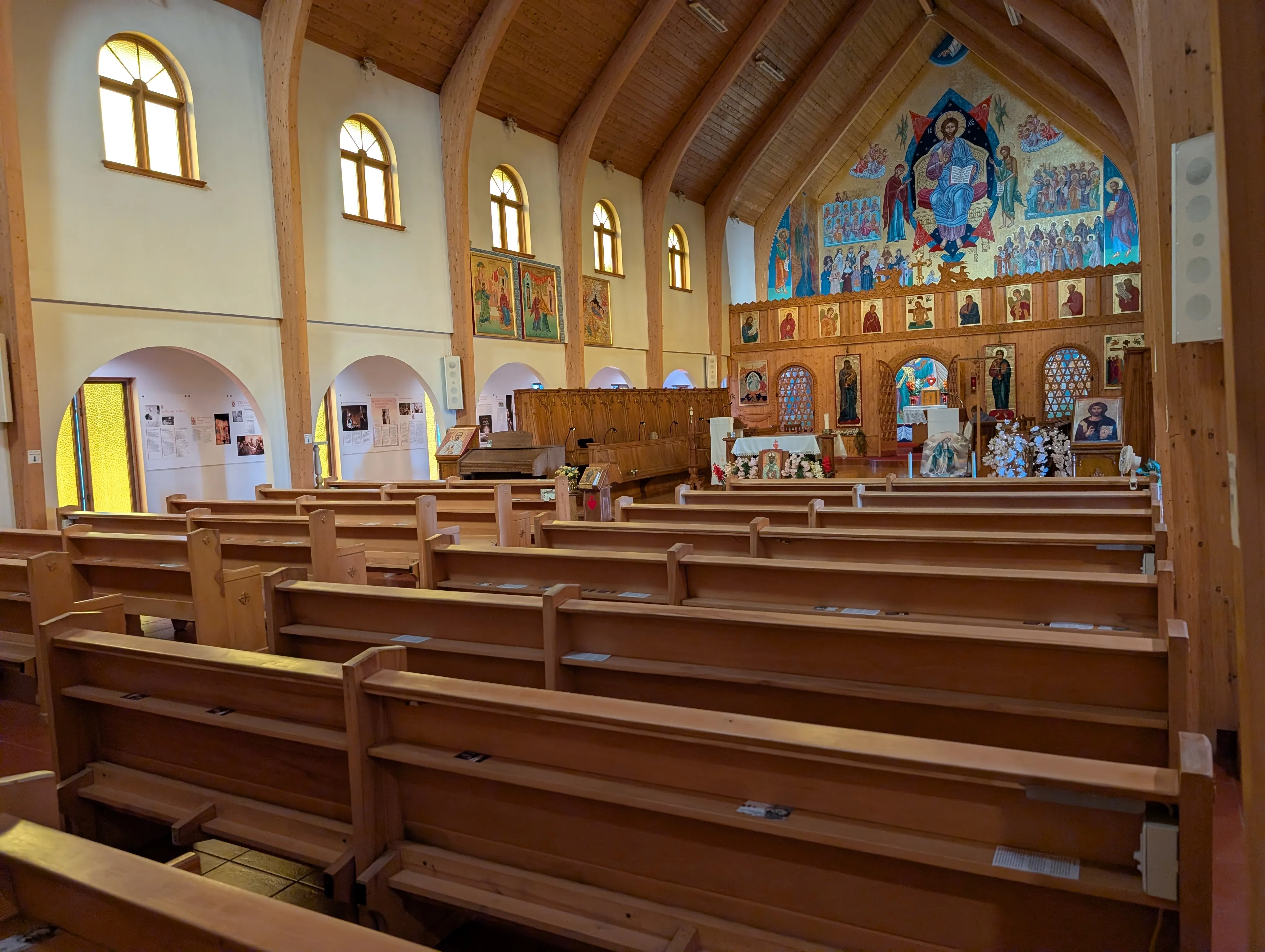 Interior of the chapel