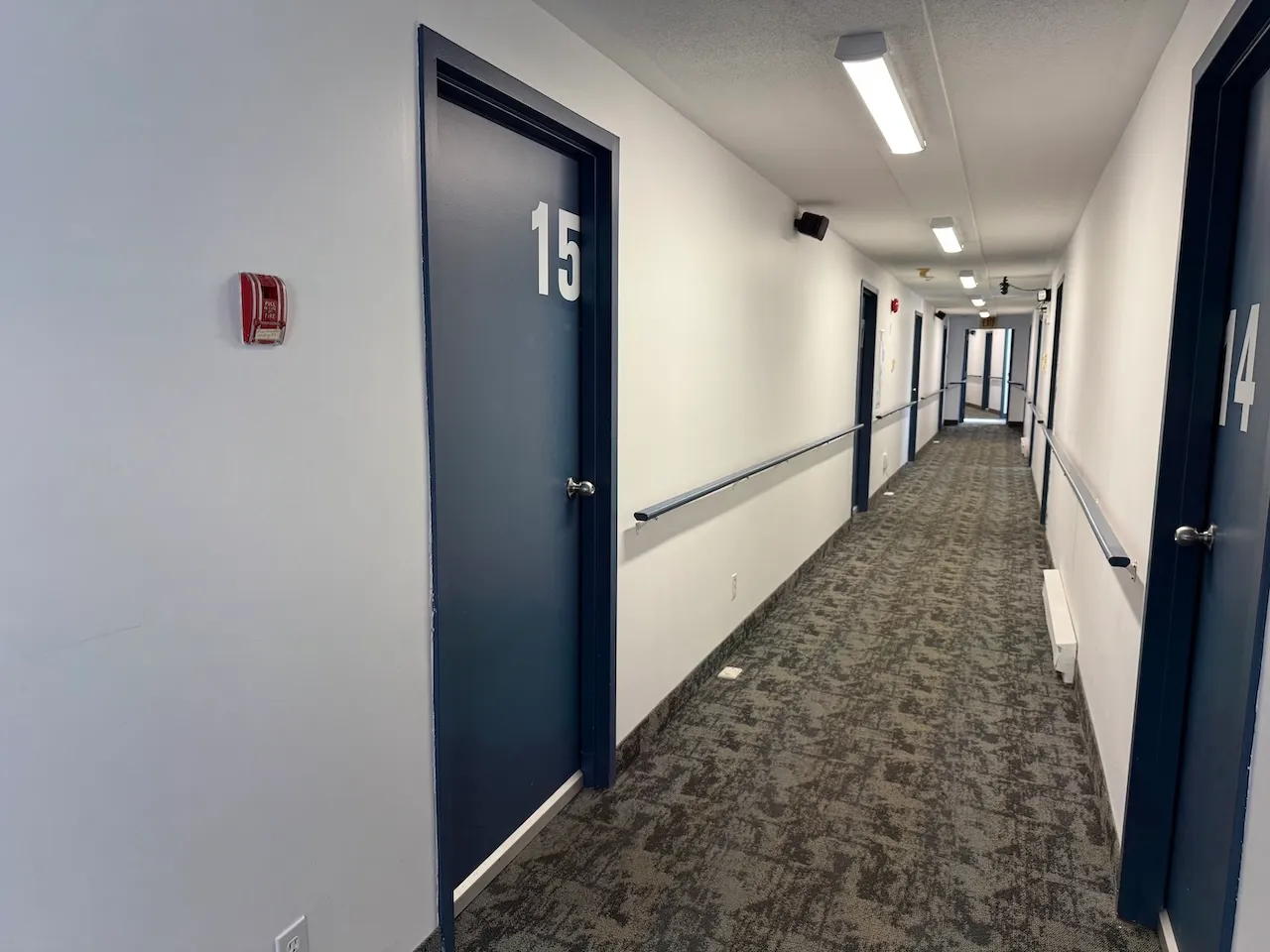 Hallway to the rooms