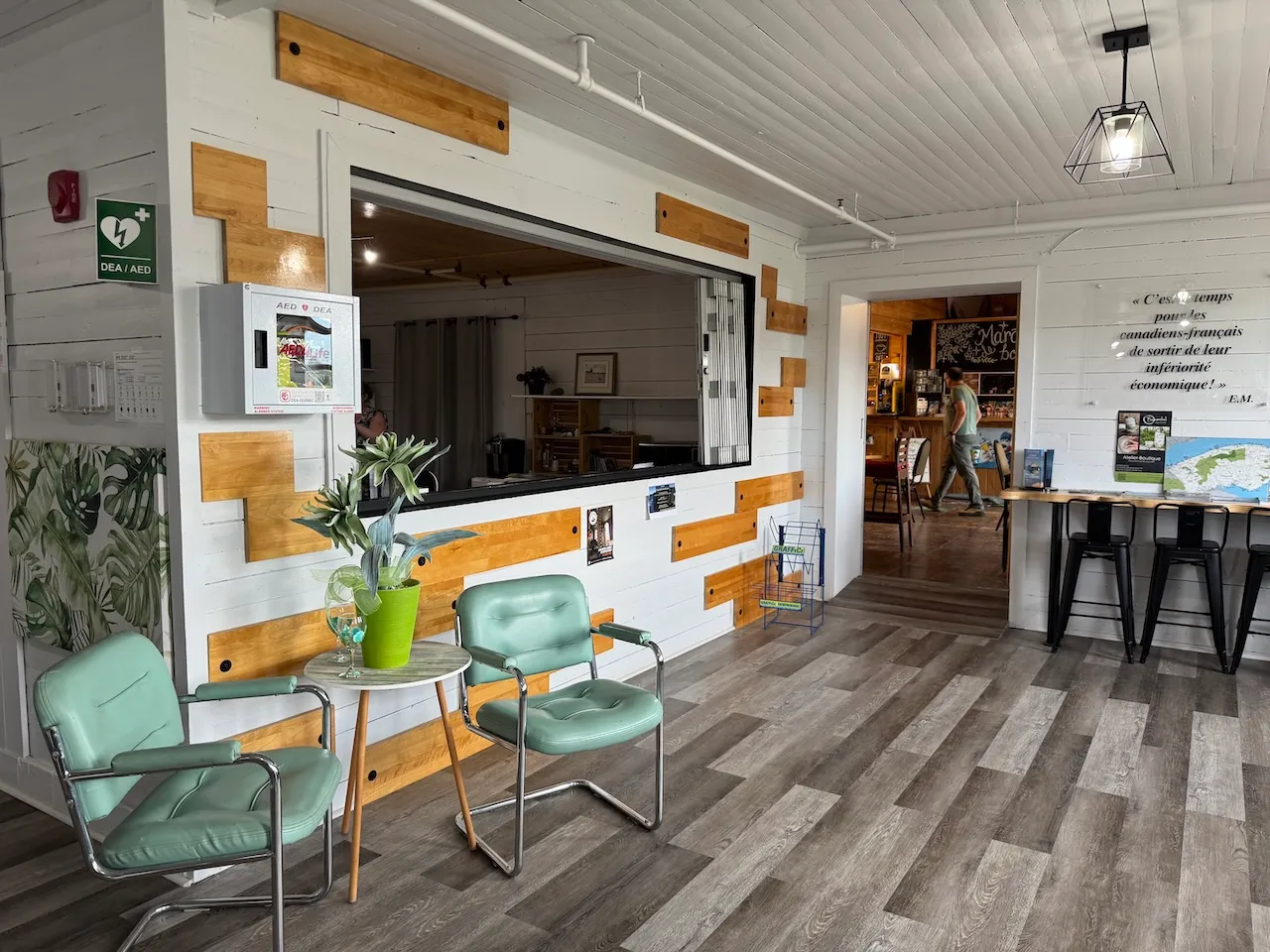 Comptoir d'accueil