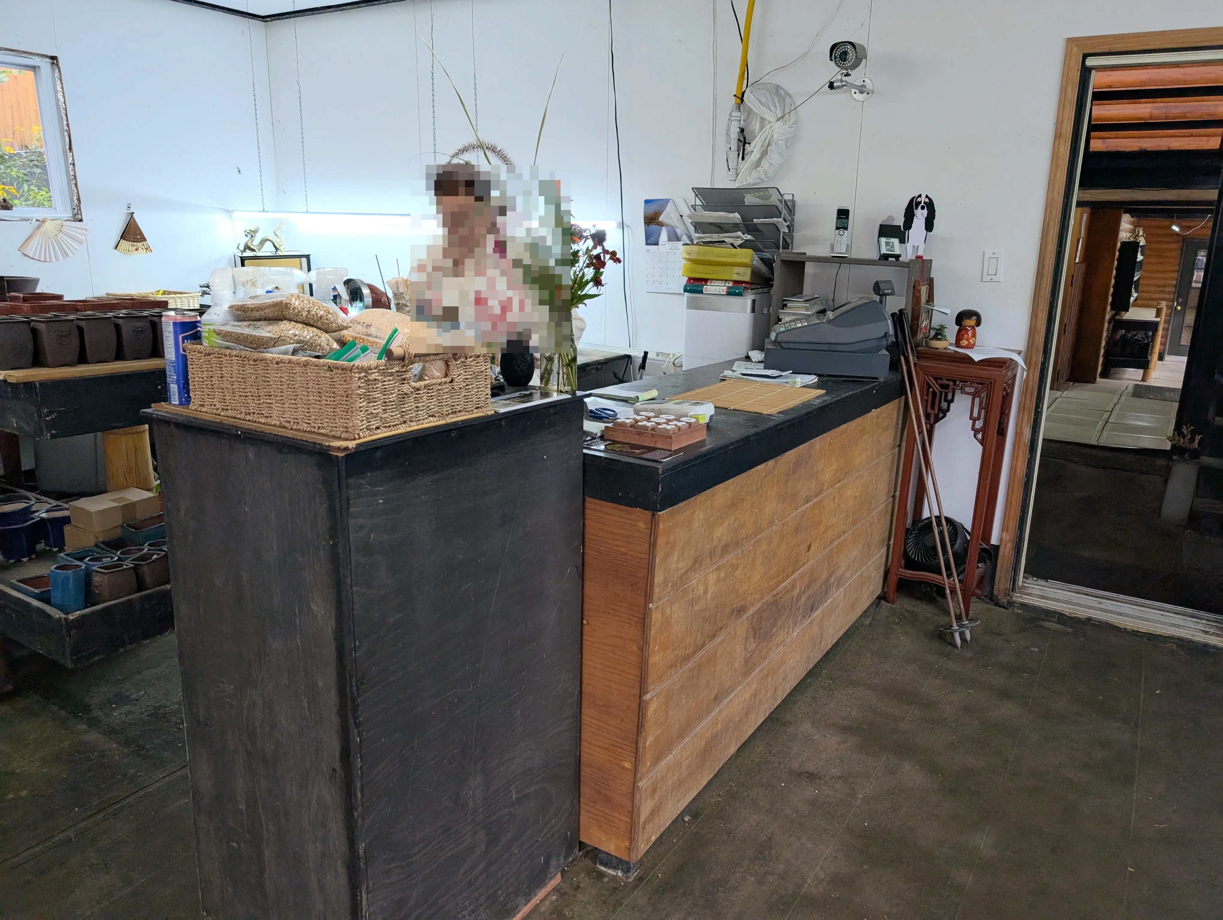 Comptoir d'accueil - boutique