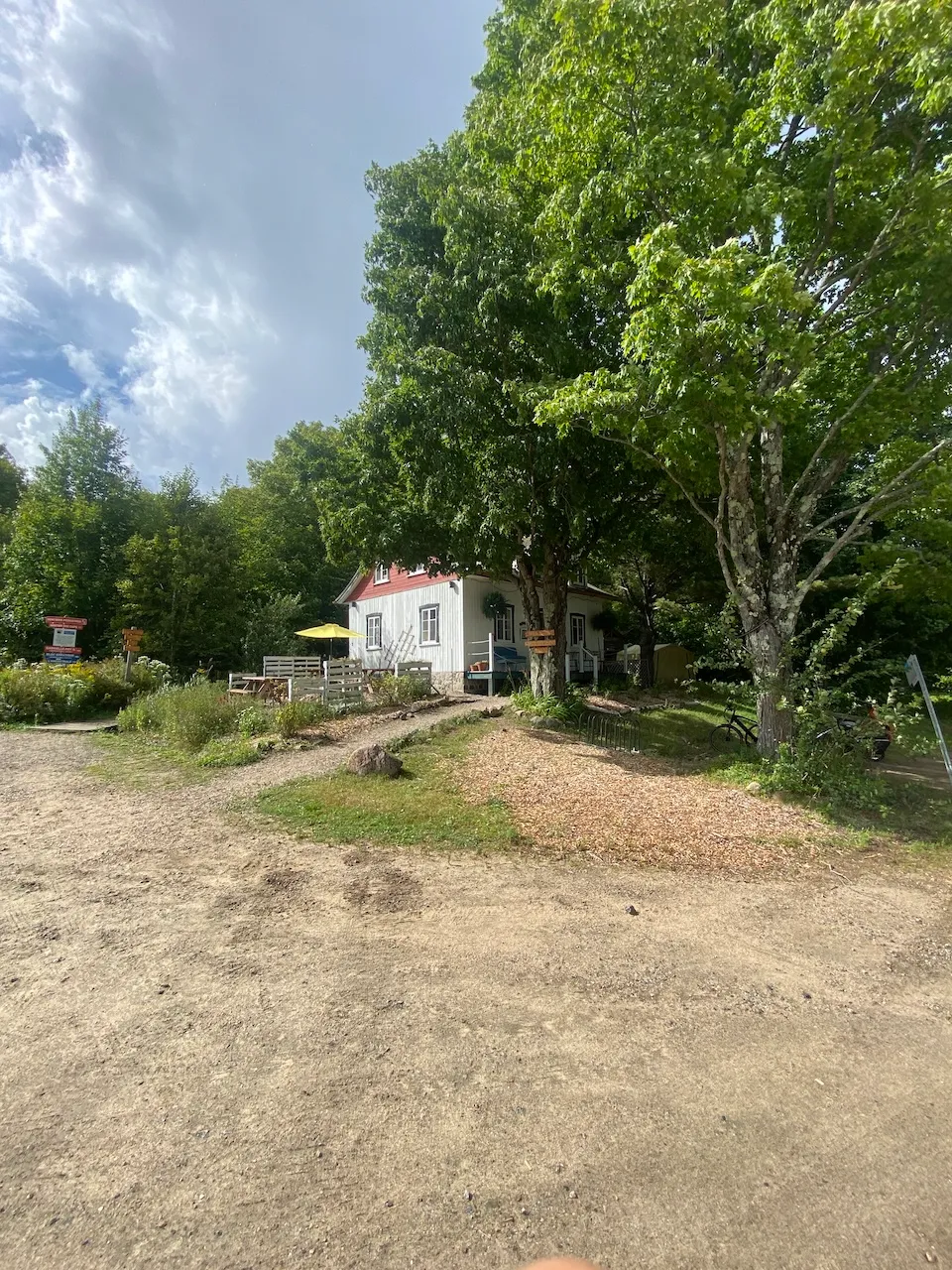 Path to the café