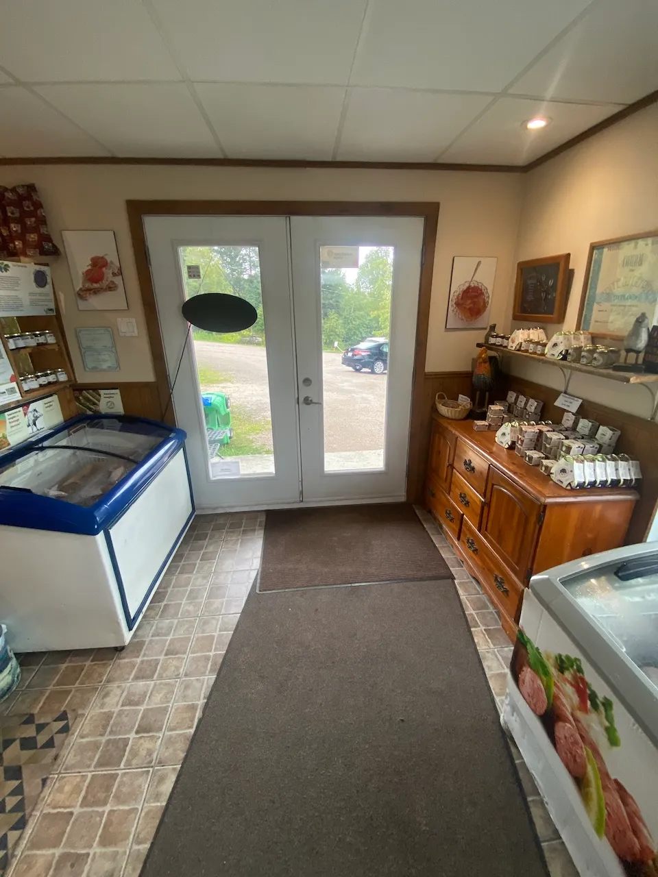 Intérieur de la boutique