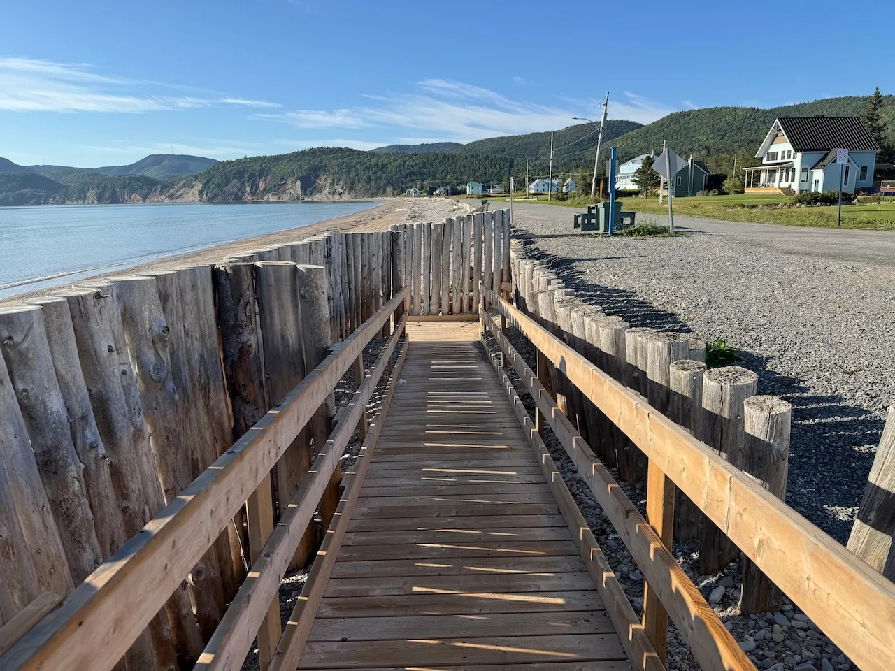 Access ramp to the beach