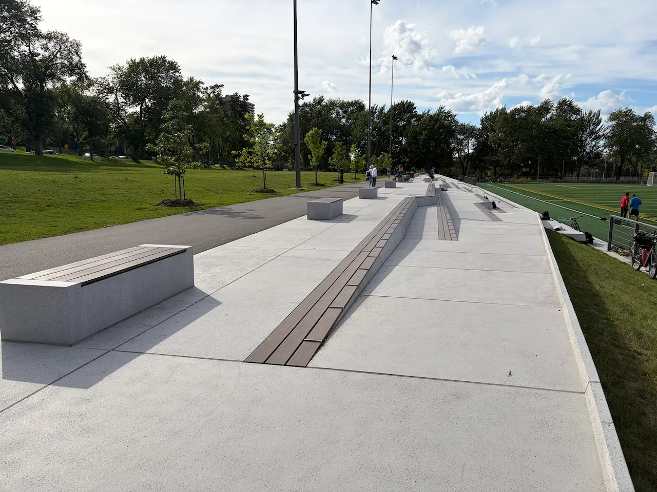Soccer Field - Bleachers