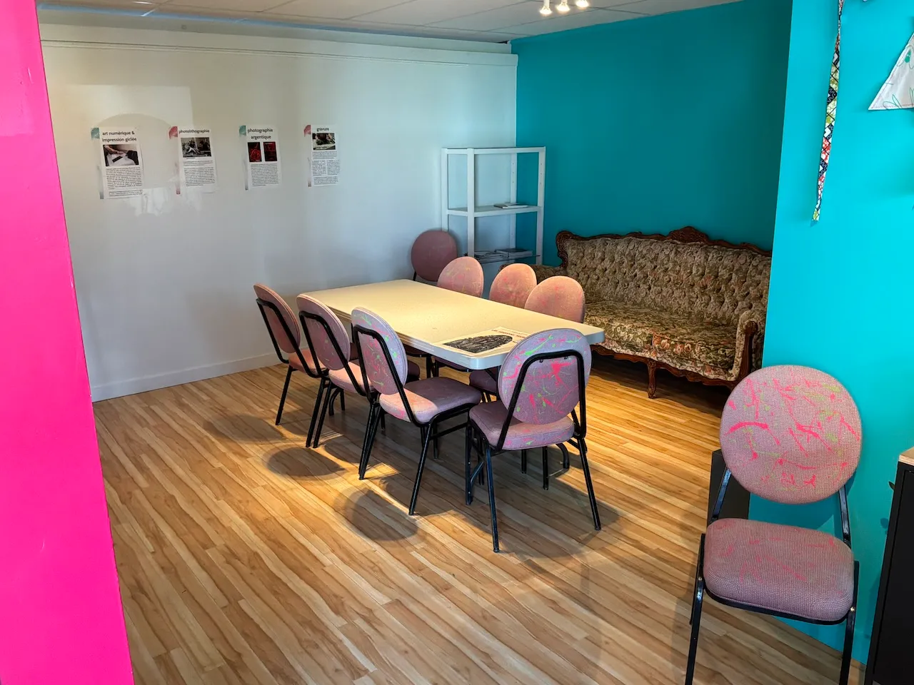 Salle pour les ateliers