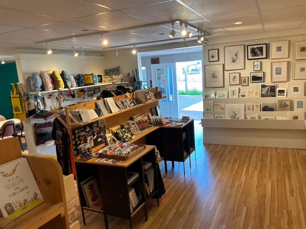 Intérieur de la boutique