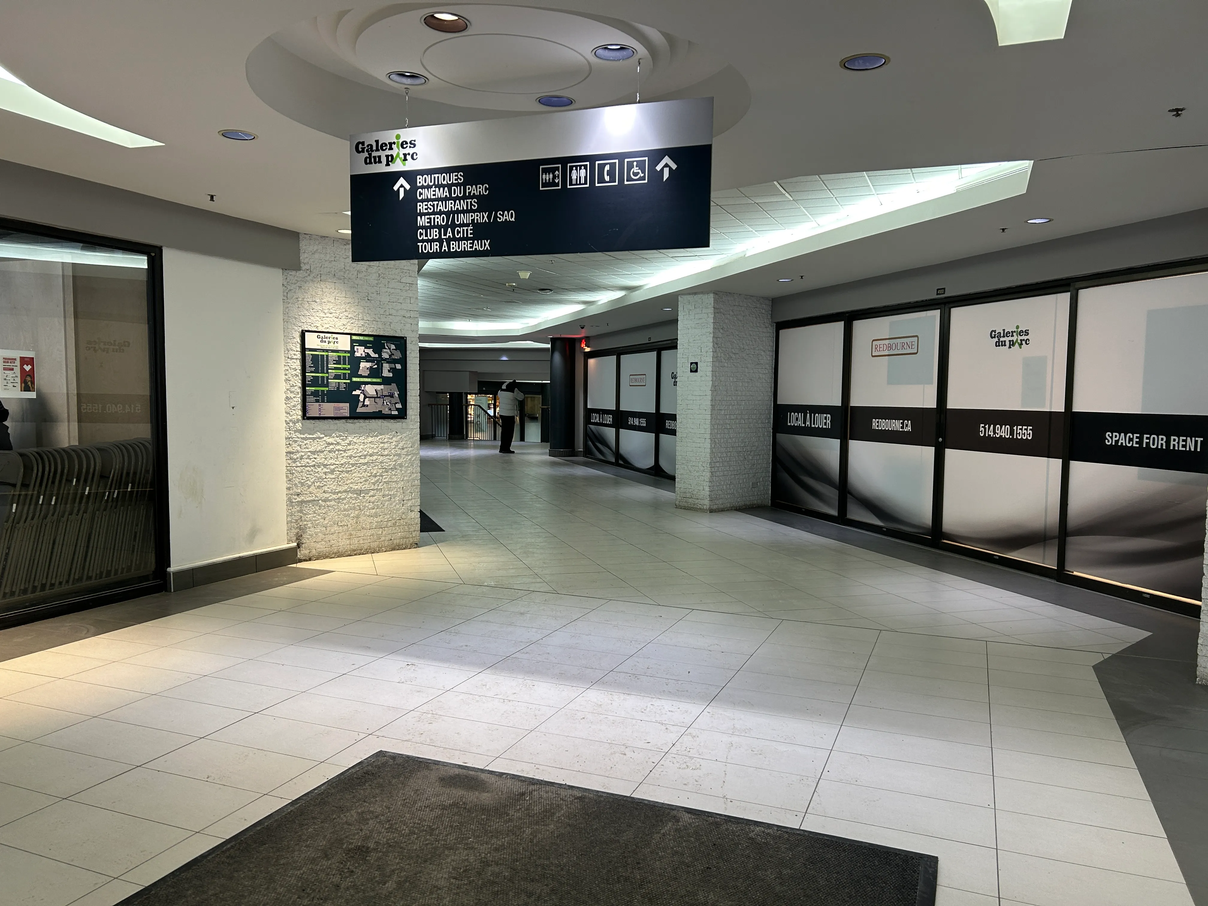 Interior of the building